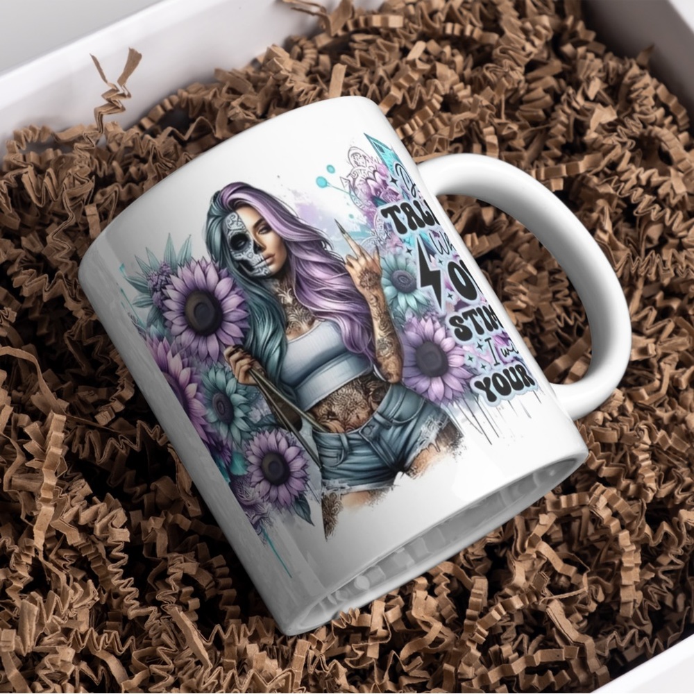 Handmade Overstimulated Coffee Mug | New 15oz Sublimated Coffee Mug